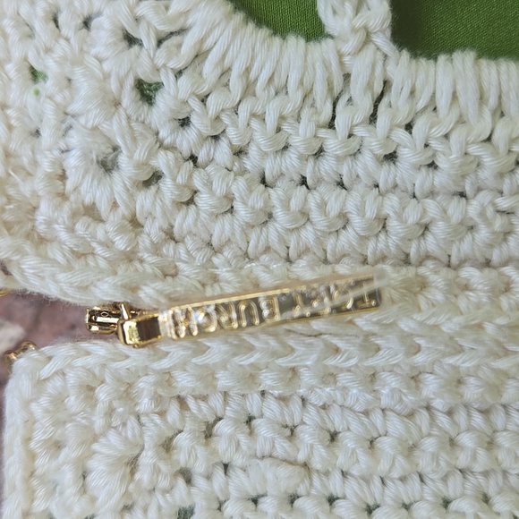 Tory Burch Lexi Crochet Dress Runway Green RARE Size S - Picture 6 of 7